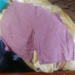 Men's burgundy shorts